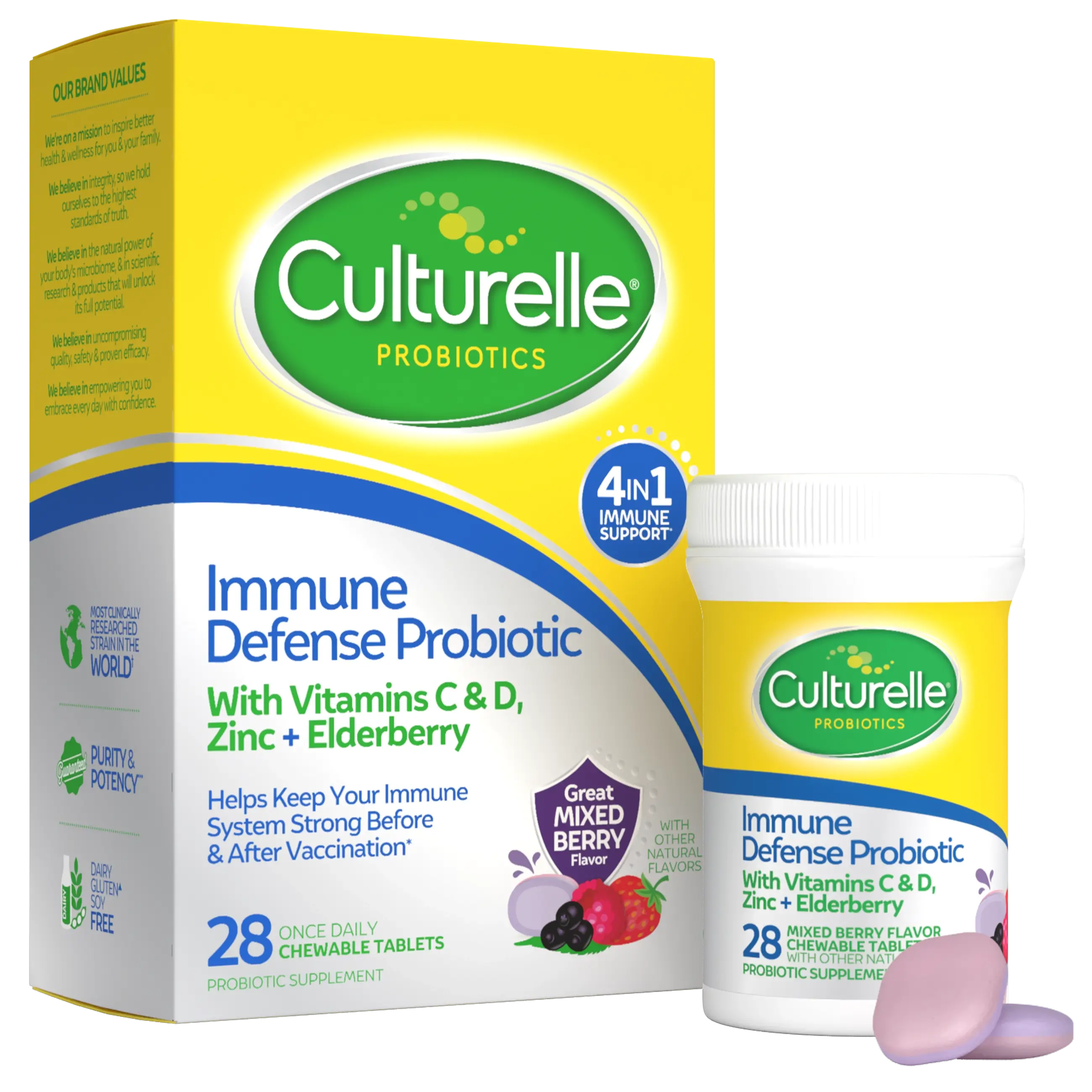 Immune Defense Probiotic Chewables | Culturelle®