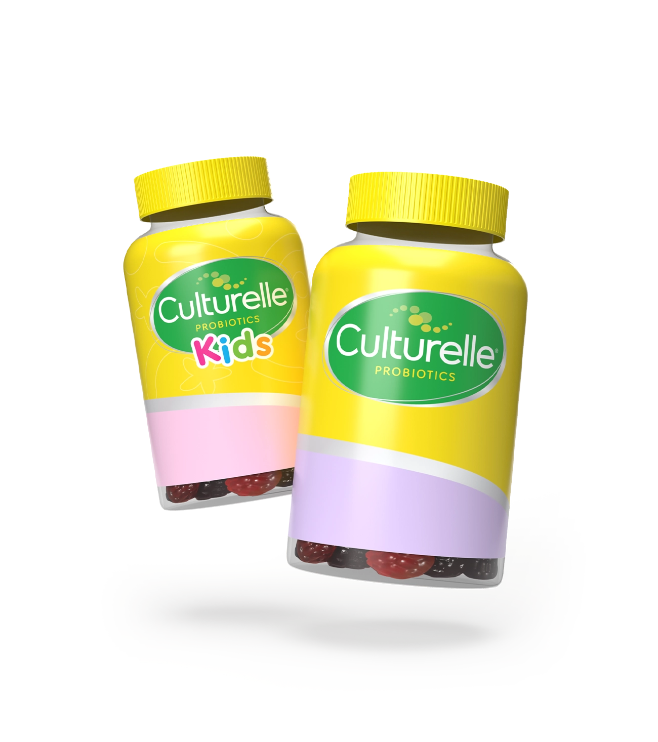 Culturelle adult and kids gummies bottles