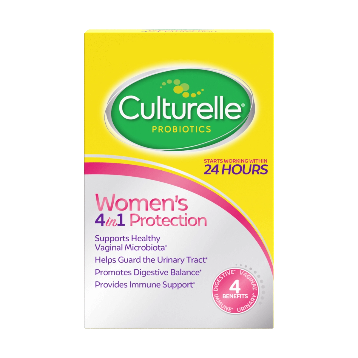 Women s 4 in 1 Protection Probiotic Capsules Culturelle