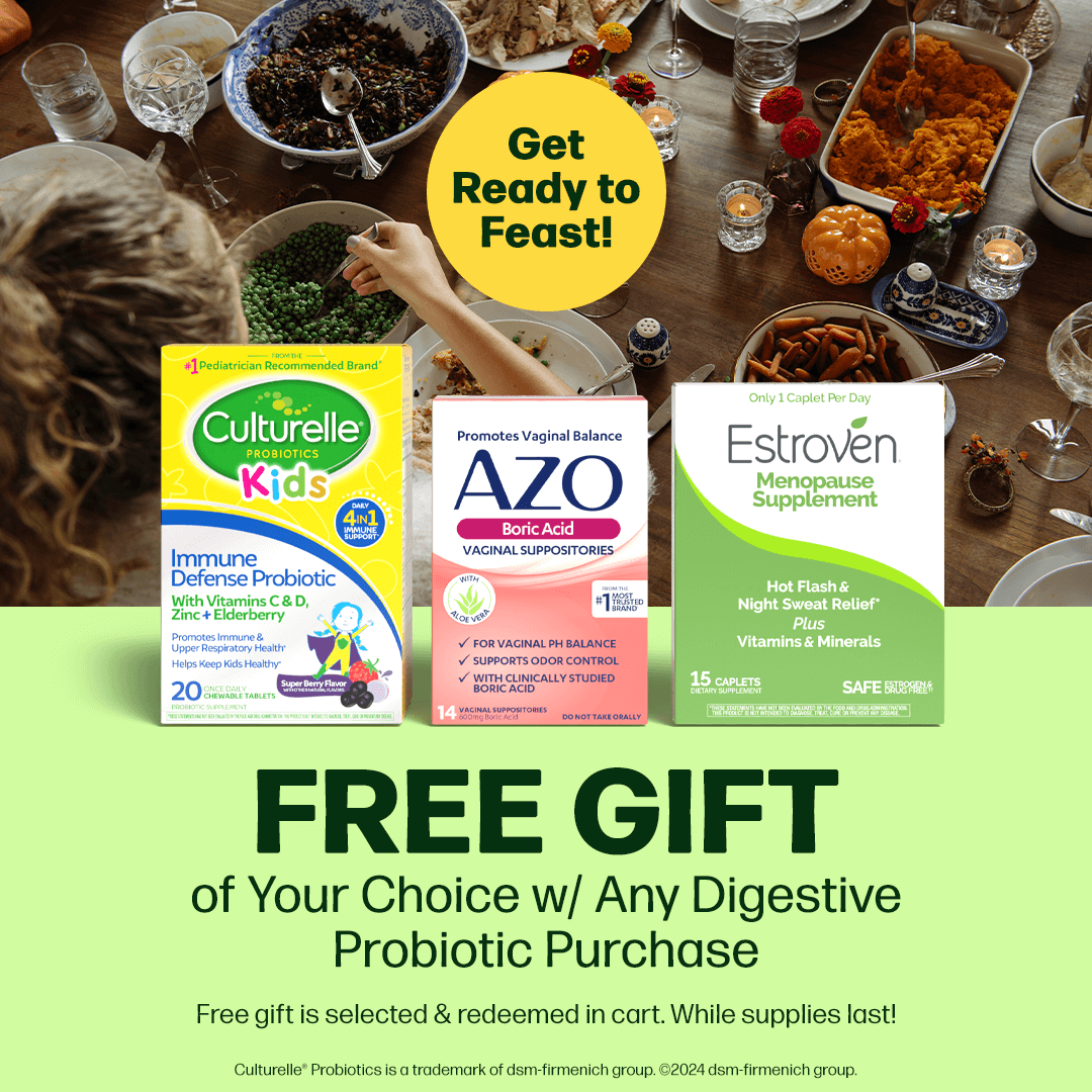 AZO® Boric Acid Suppositories 14 Count - Free Gift