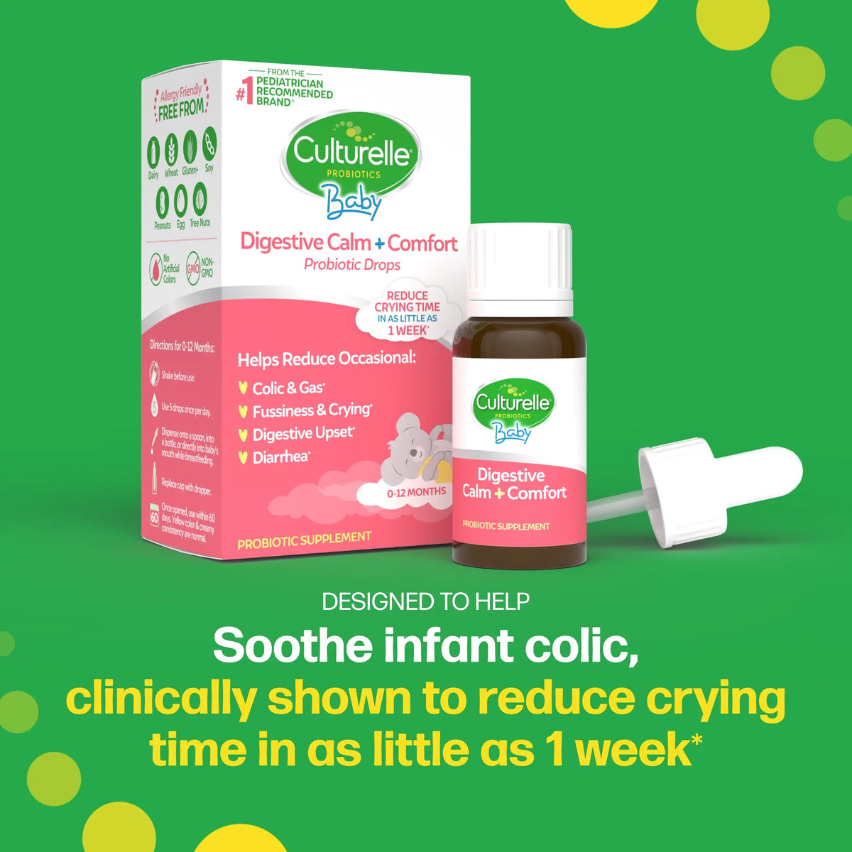 Culturelle® Baby Digestive Calm + Comfort Probiotic Drops