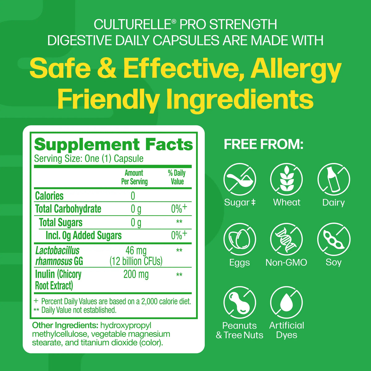 Culturelle® Digestive Pro Strength Daily Probiotic Capsules