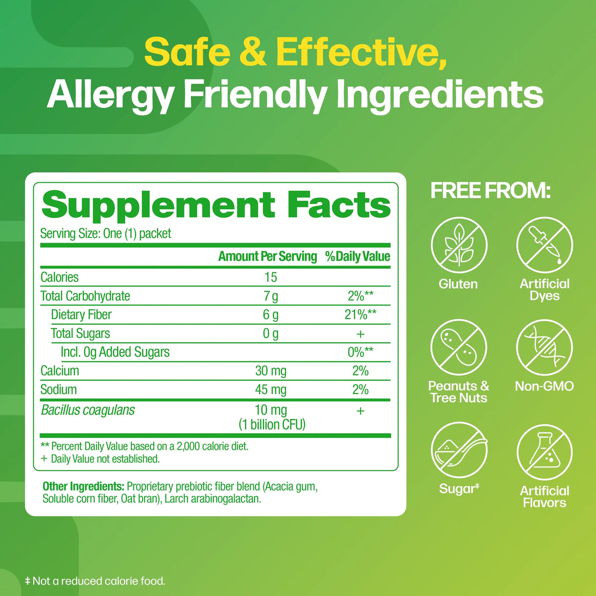 NEW! Culturelle® Probiotics + FiberMax Packets