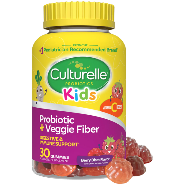 邦楽 VULGARITY KIDS GISM Kids Probiotic + Veggie Fiber Gummies | Culturelle®