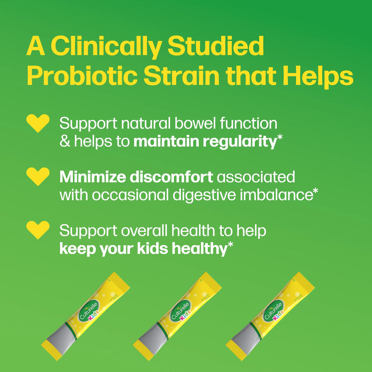Culturelle® Kids Probiotic + Fiber Packets