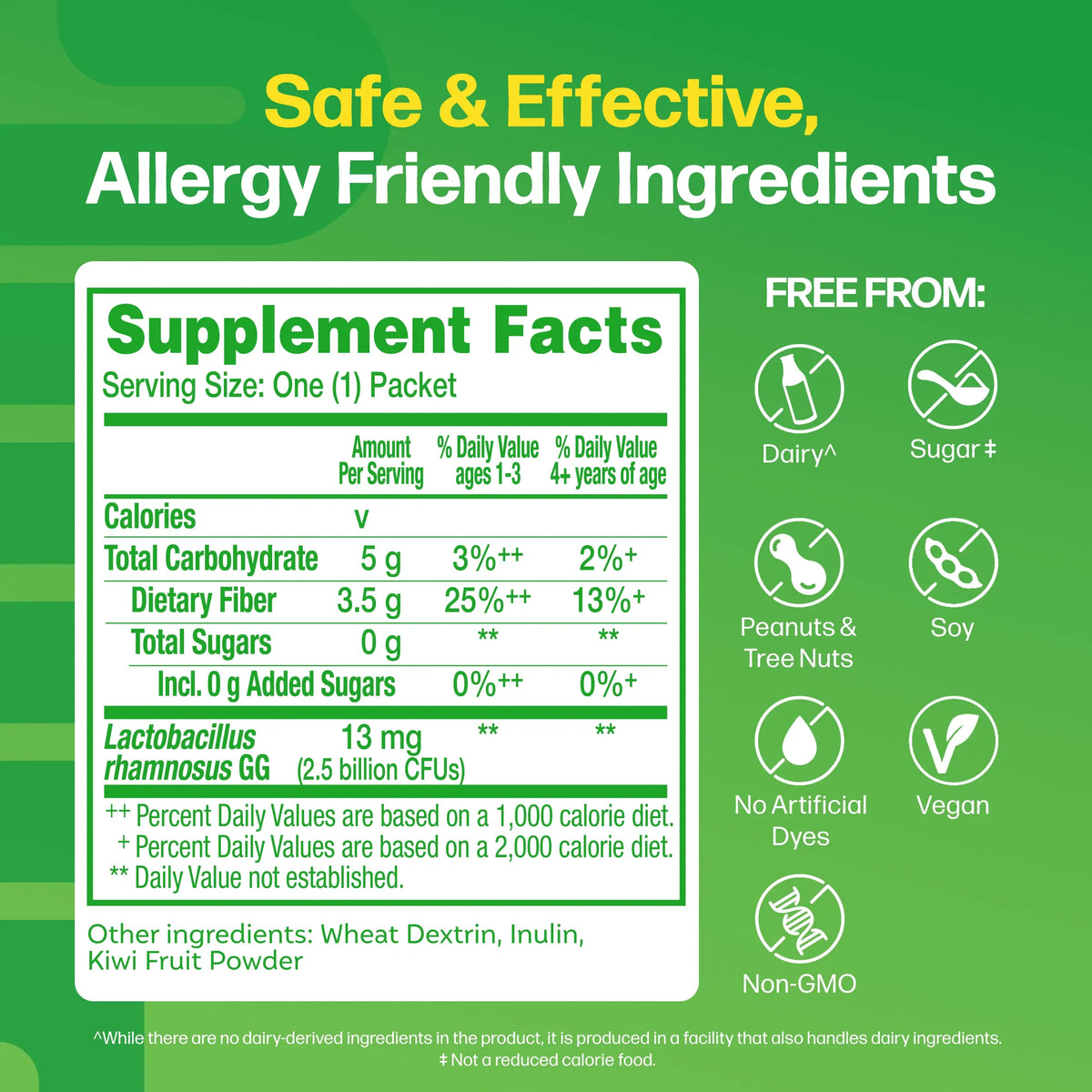 Culturelle® Kids Probiotic + Fiber Packets