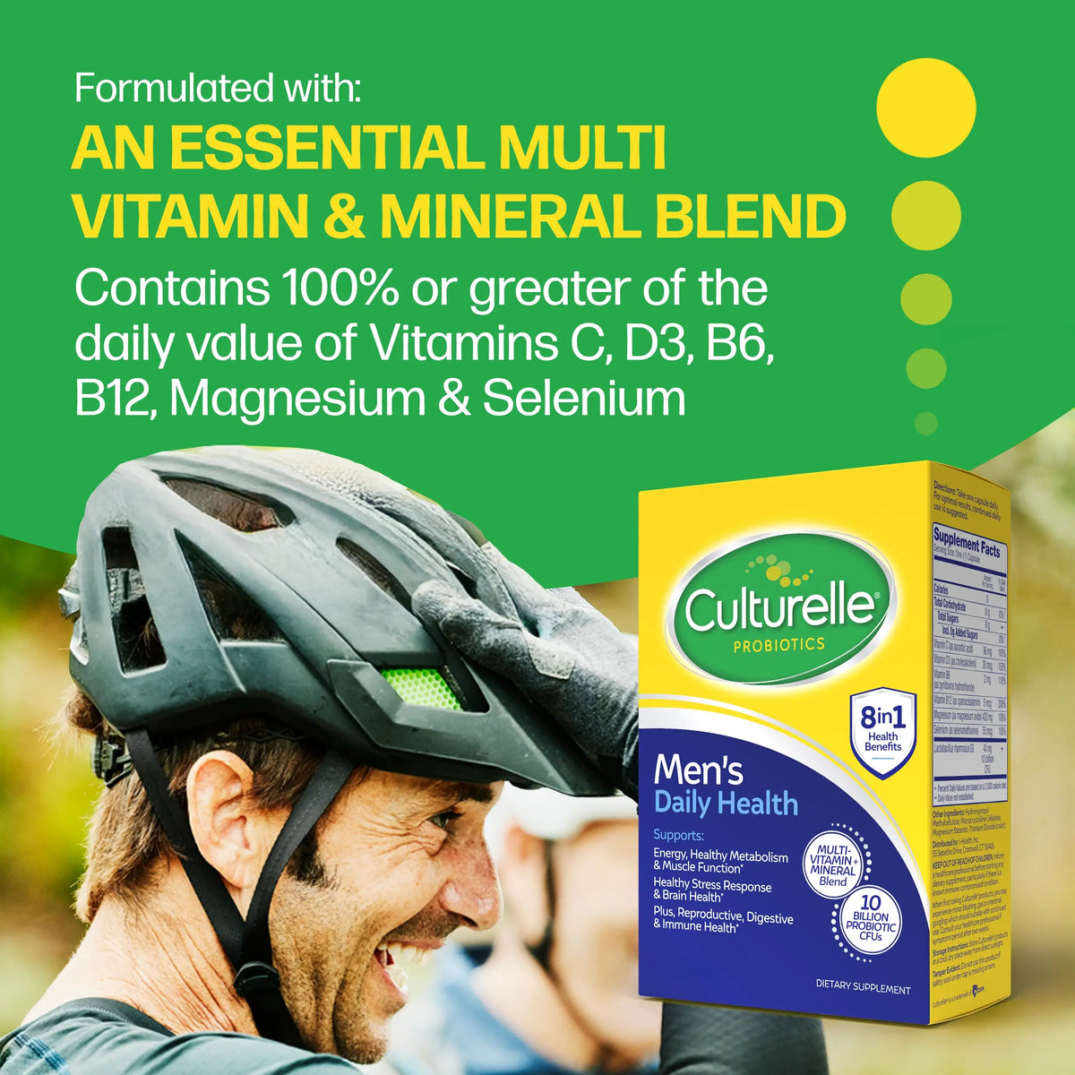 Culturelle® Men's Daily Health Probiotics