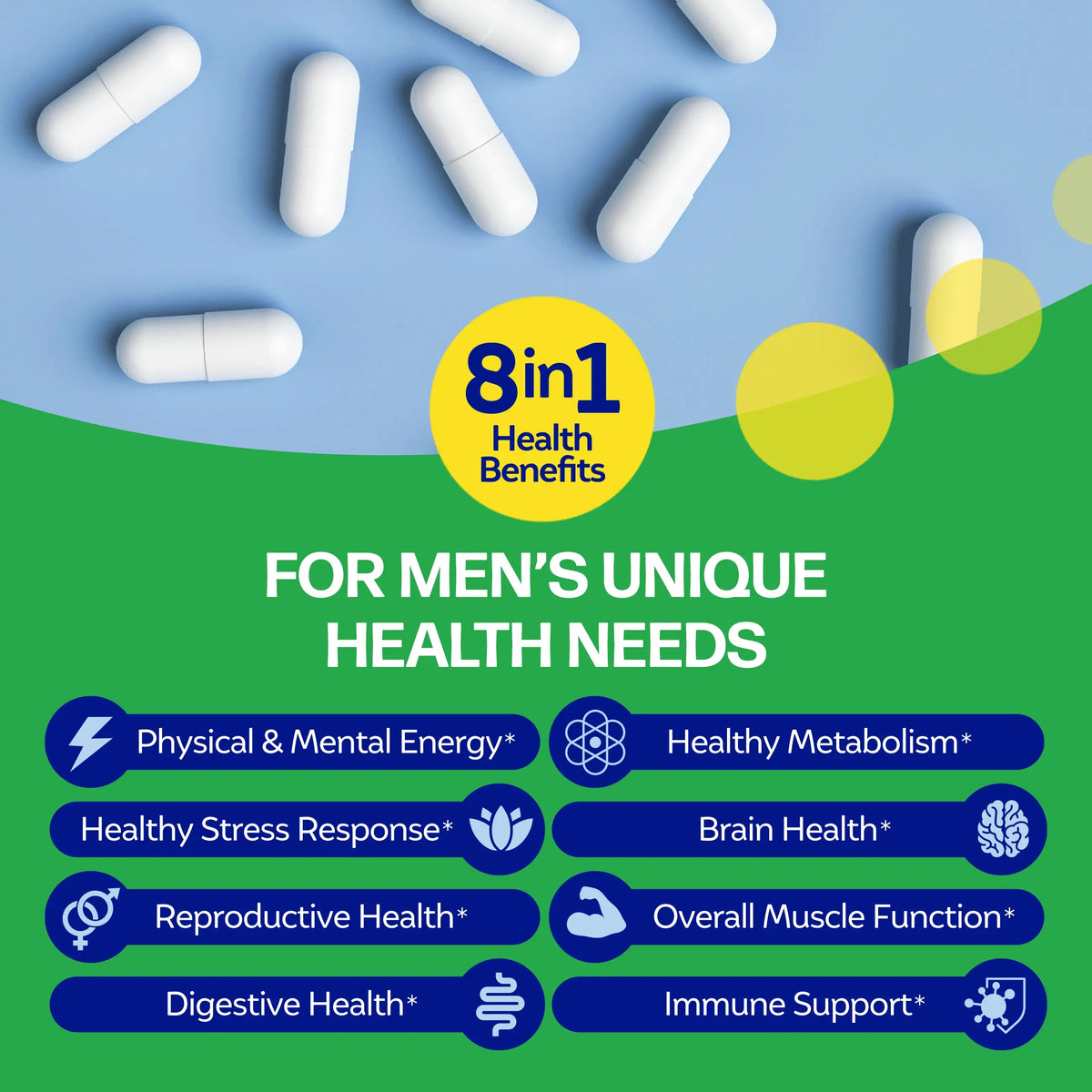 Culturelle® Men's Daily Health Probiotics