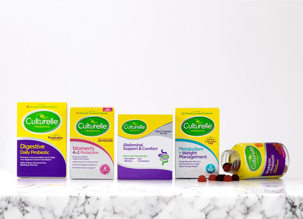 Culturelle best selling probiotic products displayed