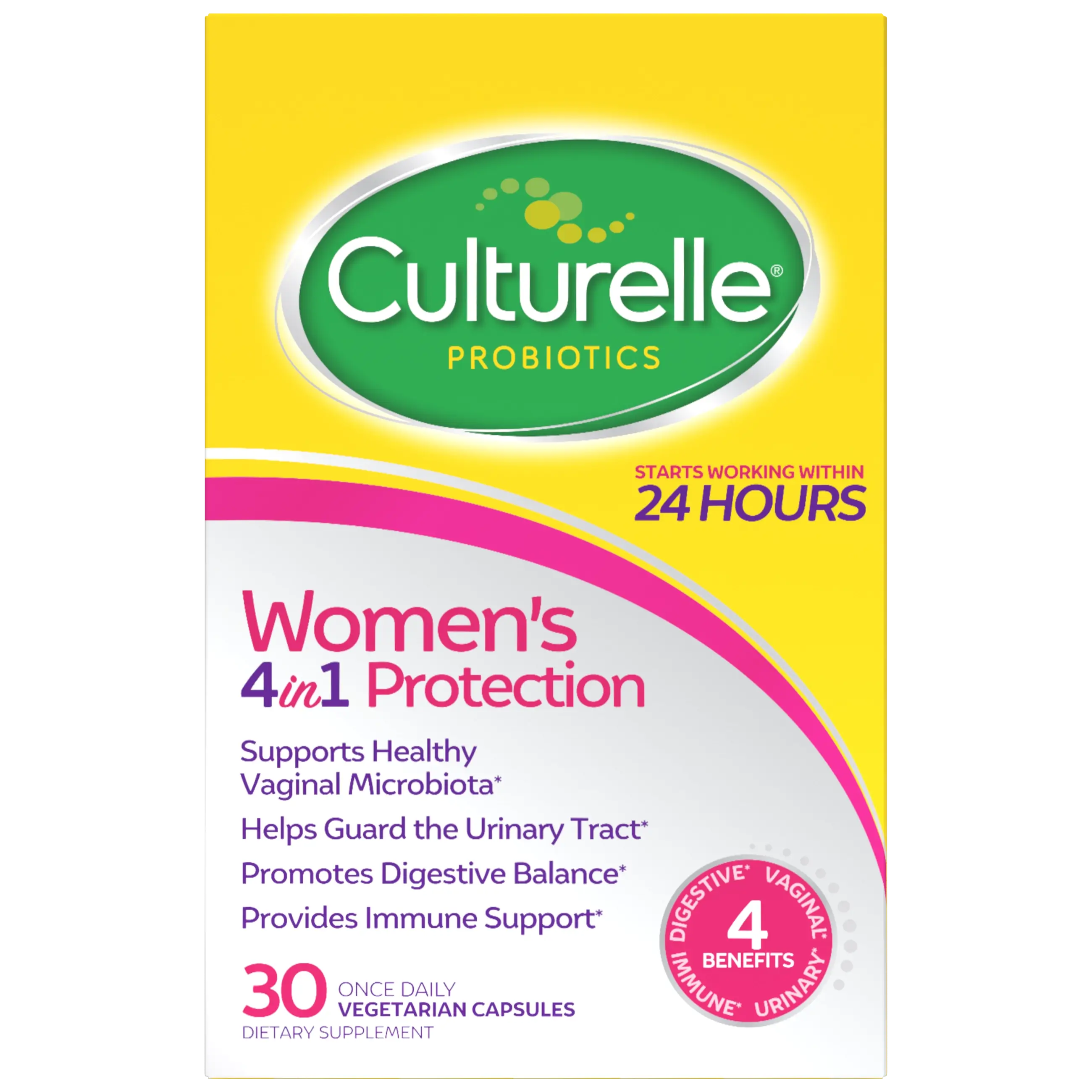 Women’s 4-in-1 Protection Probiotic Capsules | Culturelle®