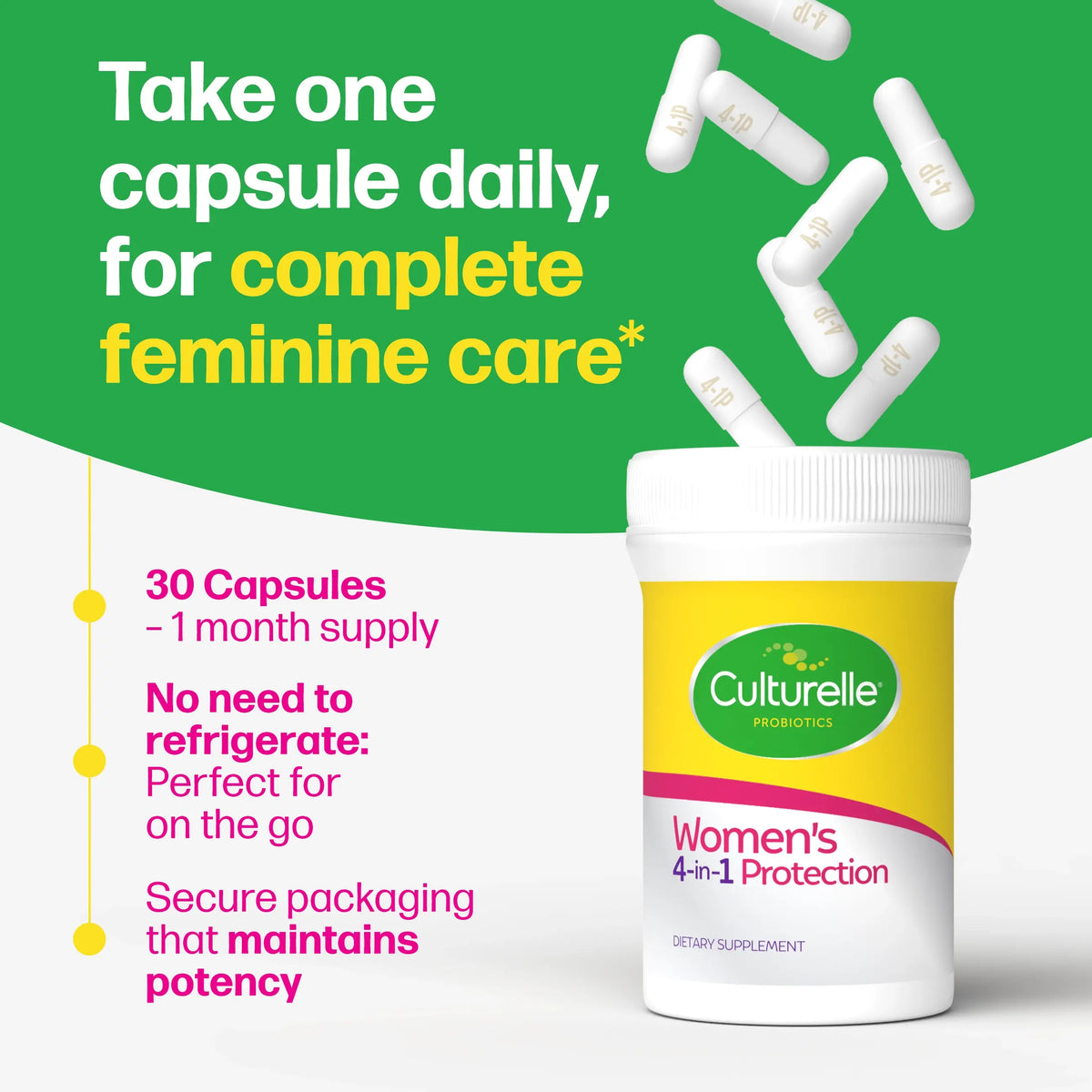 Culturelle® Women’s 4-in-1 Protection Capsules