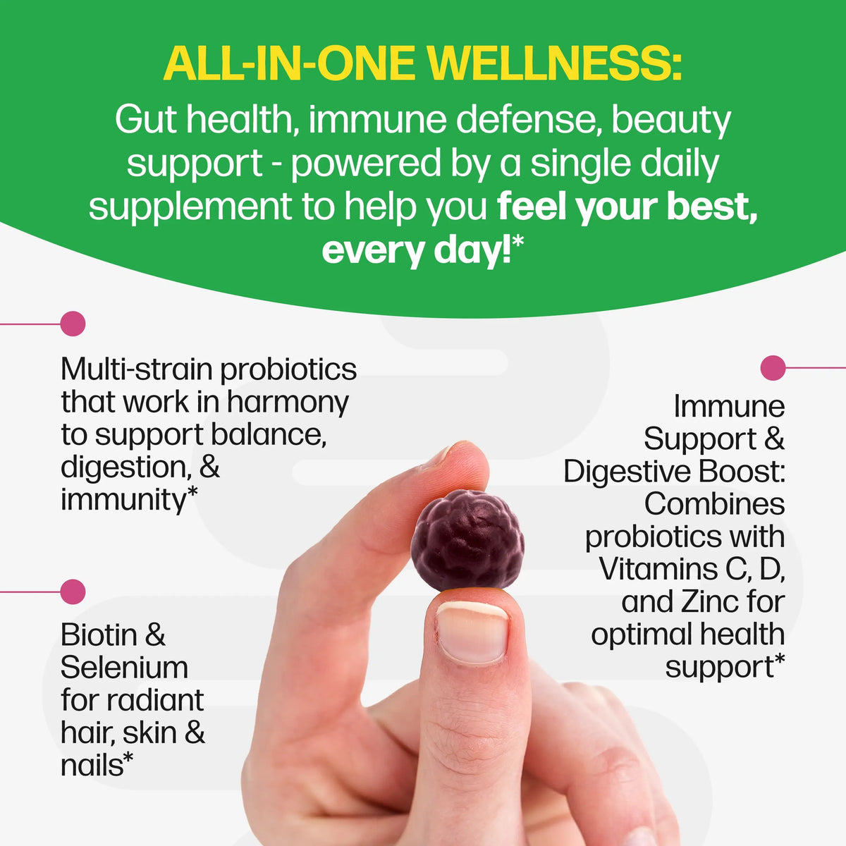Culturelle® Women's Probiotics + Multivitamin Gummies