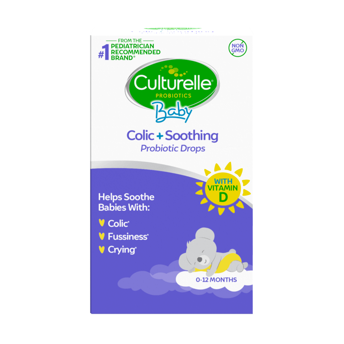 Culturelle® Baby Colic + Soothing Probiotic Drops with Vitamin D