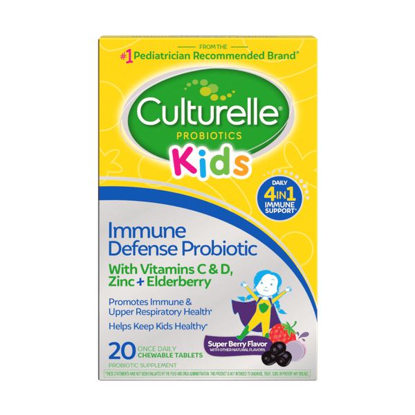 Culturelle® Kids Immune Defense Chewables 20 Count - Free Gift