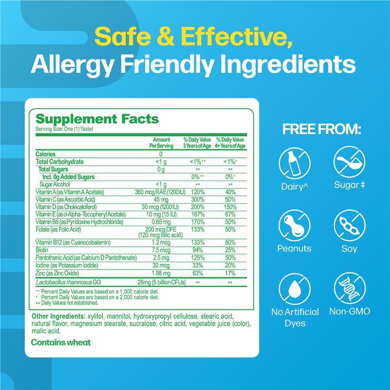 Culturelle® Kids Probiotic + Multivitamin Chewables