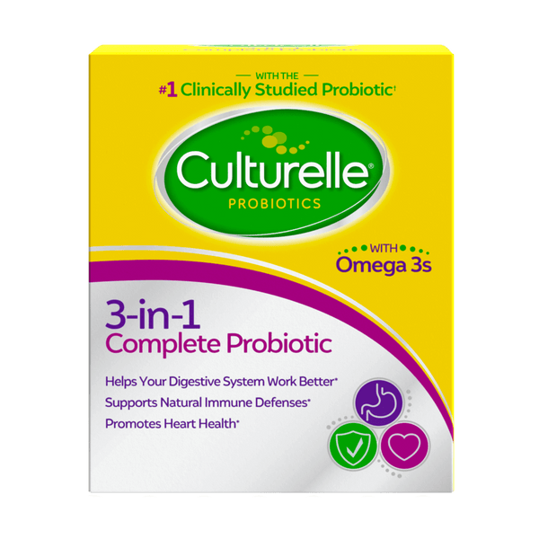 3-in-1 complete probiotic front packaging
