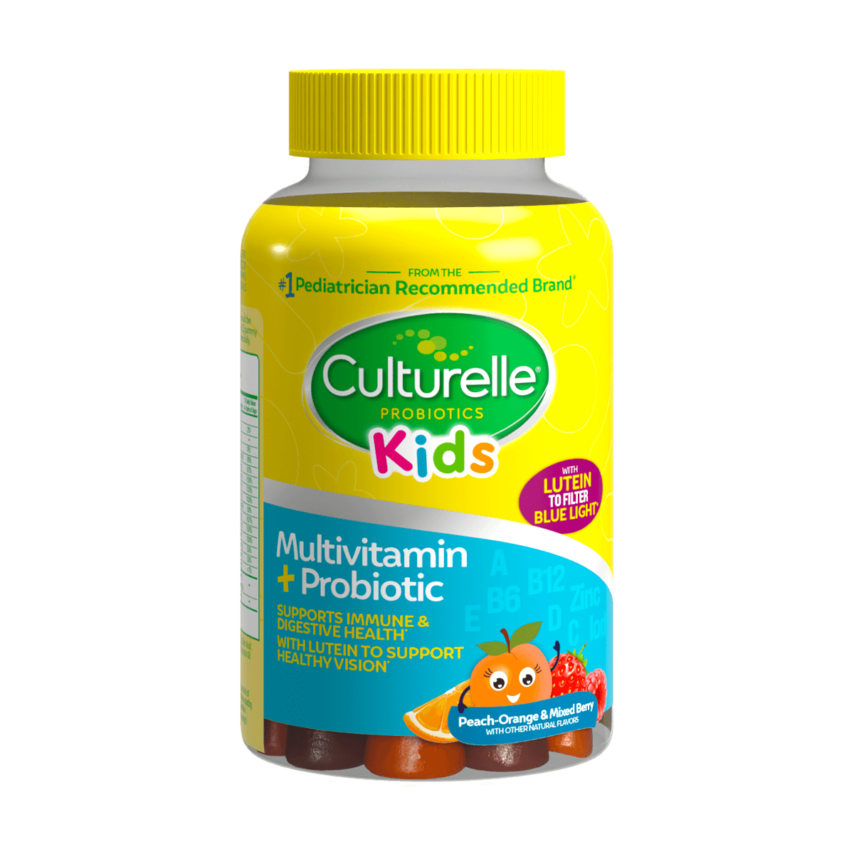 Culturelle® Kids Multivitamin + Probiotic Gummies with Lutein